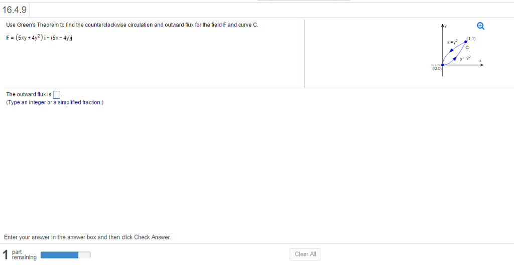 Solved Use Green's Theorem to find the counterclockwise