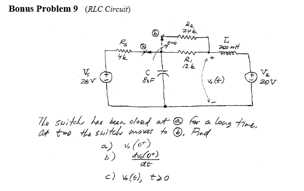 Solved (time constant in RL Circuits, Alexander 7.14) Find | Chegg.com