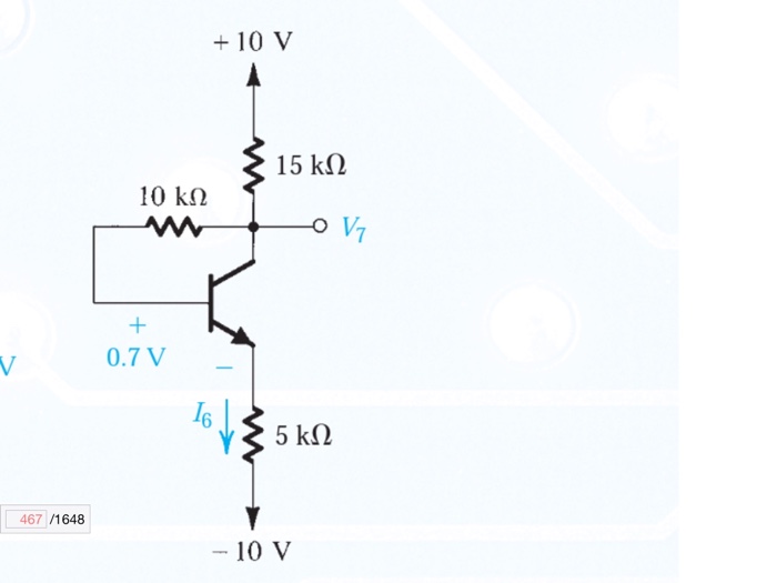 Solved Solve the bjt circuit for the values pictures