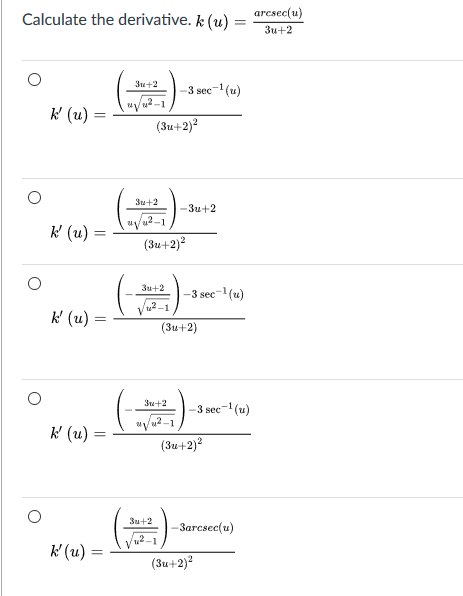 solved-arcsec-u-calculate-the-derivative-k-u-re-3-chegg