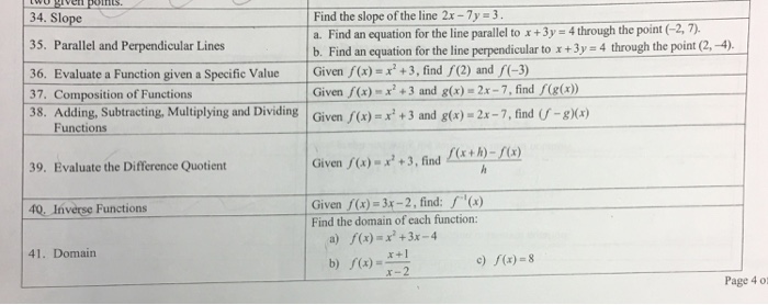 find the slope of a line parallel to y 3x 2