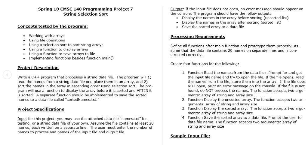 spring-18-cmsc-140-programming-project-7-string-chegg