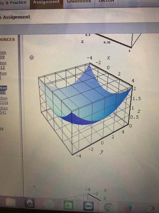 Solved Sketch the portion of the surface that lies in the | Chegg.com