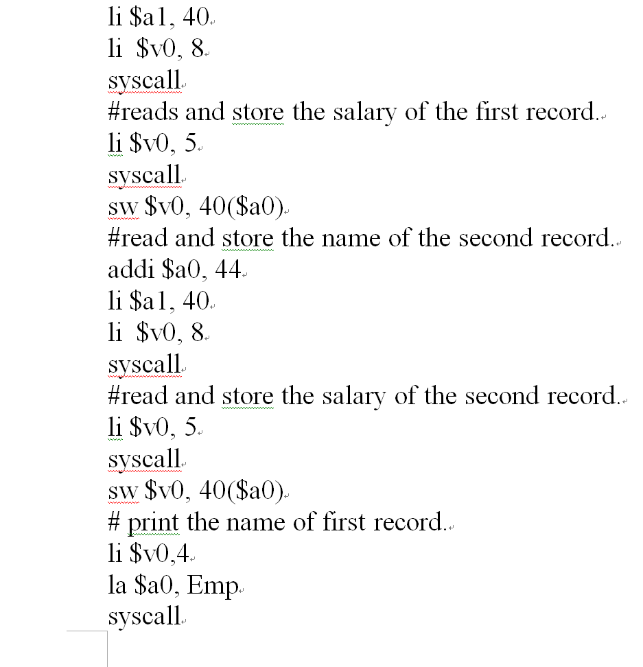 Write MIPS Program For The Assignments And Problems Chegg