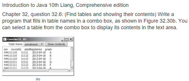 Solved Introduction to Java 10th Liang, Comprehensive | Chegg.com