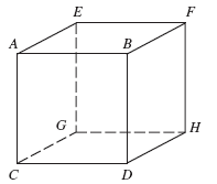 Solved Suppose each edge of the cube shown in the figure is | Chegg.com