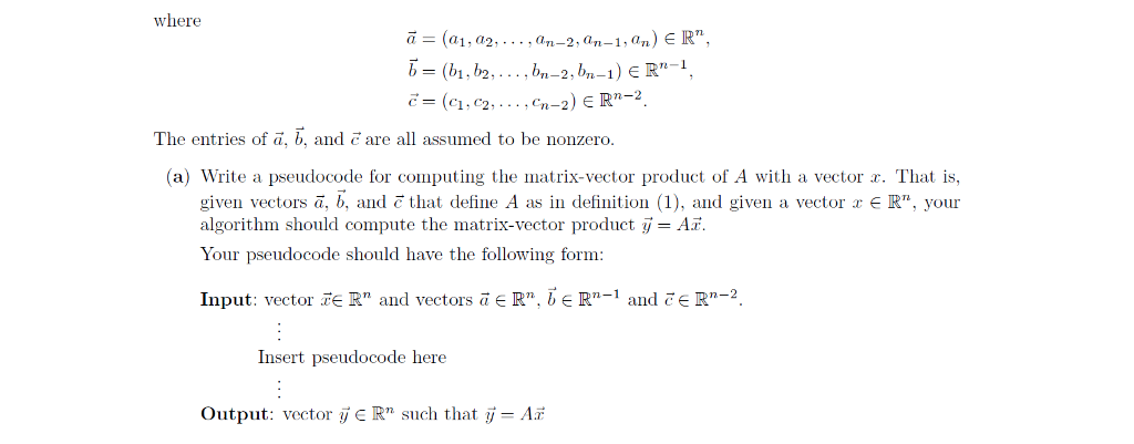 Solved Python Linear Algebra: Hi, I need help with the | Chegg.com