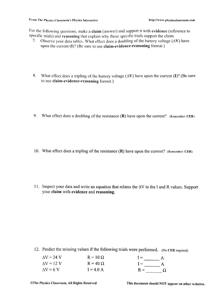 calculating-voltage-worksheet-answers