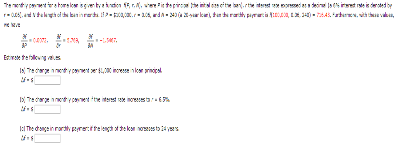 the-monthly-payment-for-a-home-loan-is-given-by-a-chegg