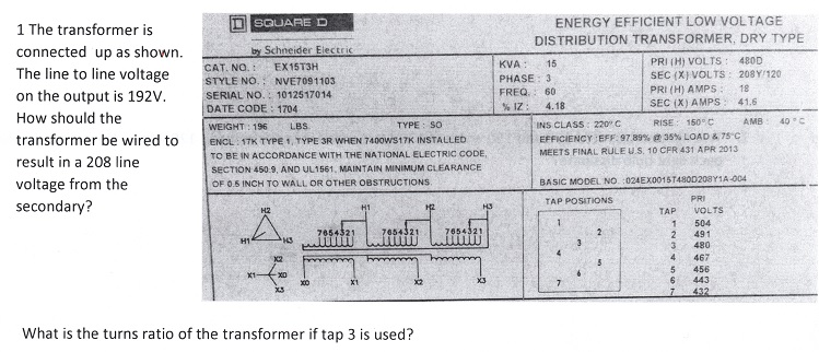 Square D 480 Volt Transformer Wiring Diagram - Complete Wiring Schemas