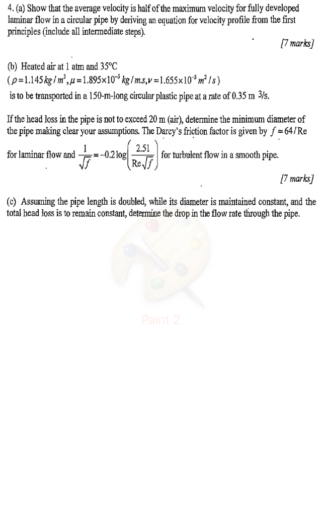 Solved Show that the average velocity is half of the maximum | Chegg.com