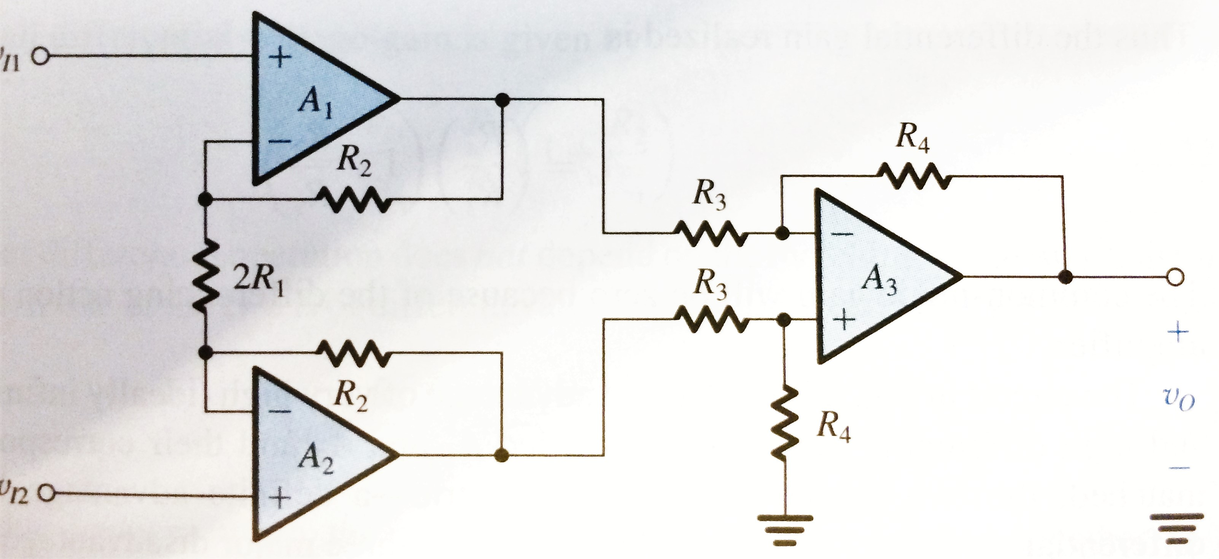 Solved 2.72 Consider the instrumentation amplifier in