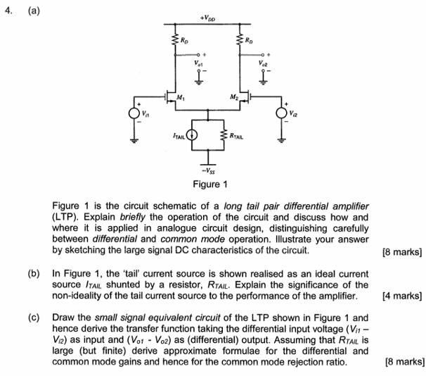 [View 23+] Schematic Diagram Of Common Mode Differential Amplifier