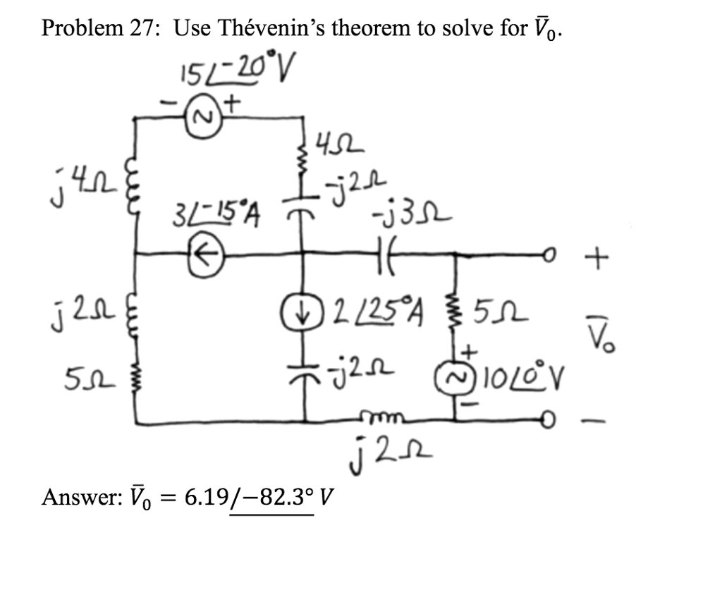 solved-use-thevenin-s-theorem-to-solve-for-v-bar-0-chegg