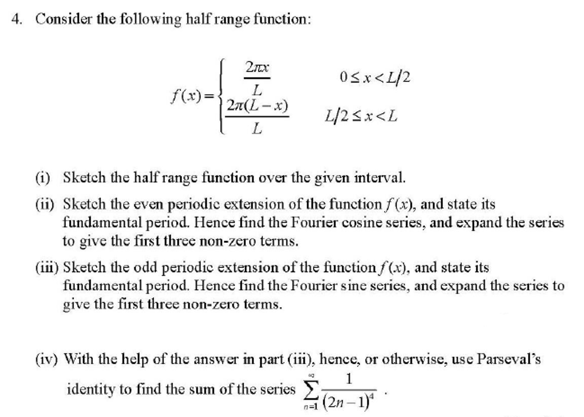 consider-the-following-half-range-function-f-x-2-chegg