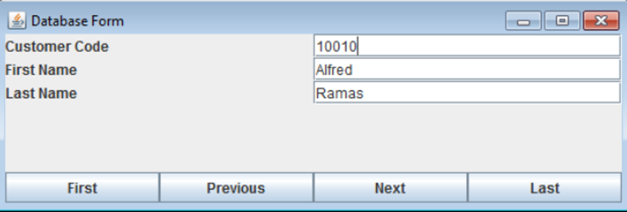Create a small Java GUI with 3 forms and a menu for | Chegg.com