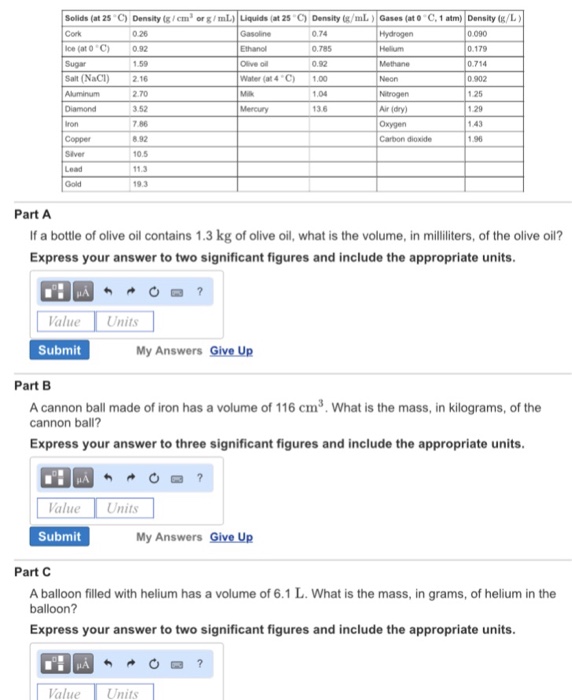 Solved If a bottle of olive oil contains 1.3 kg of olive