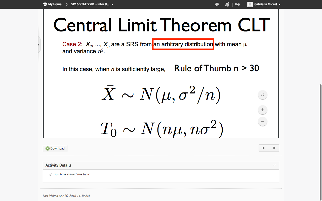 Solved Central Limit Theorem CLT Case 2: X_1, . . ., X_n | Chegg.com