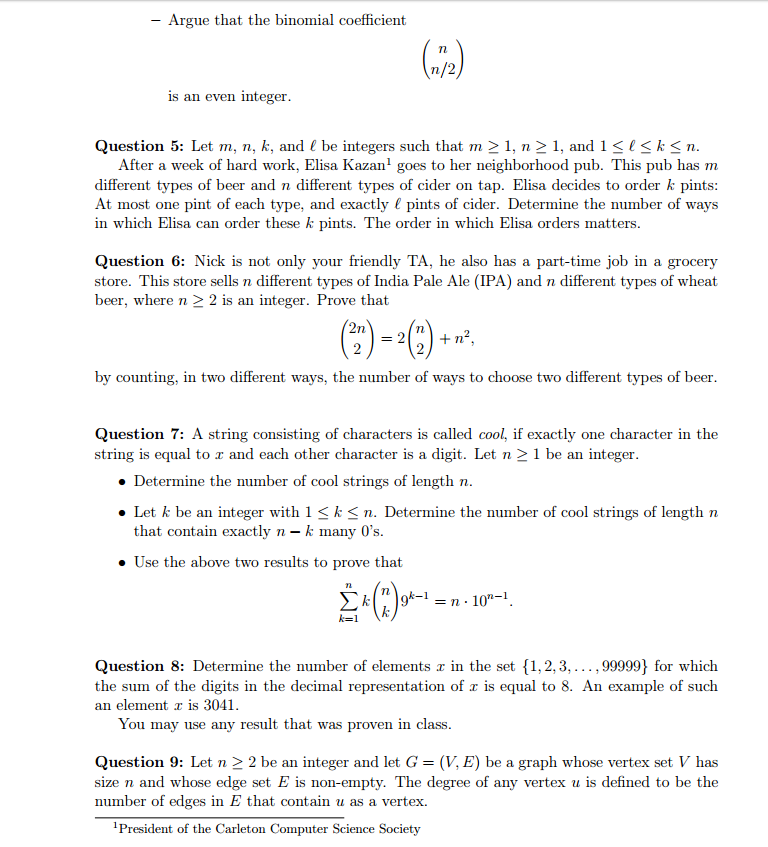 Solved Question 2: A password is a string of ten characters, | Chegg.com