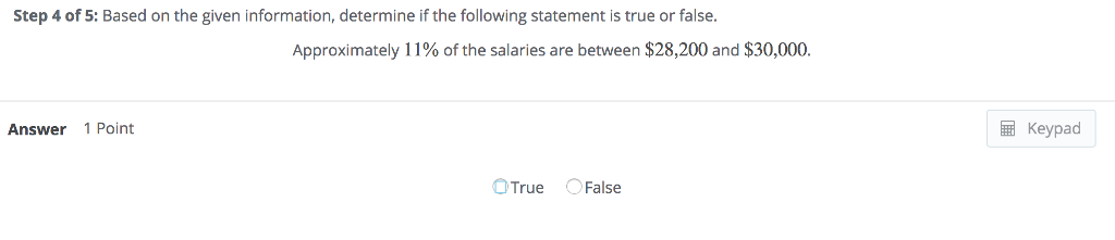 Solved The mean salary at a local industrial plant is | Chegg.com