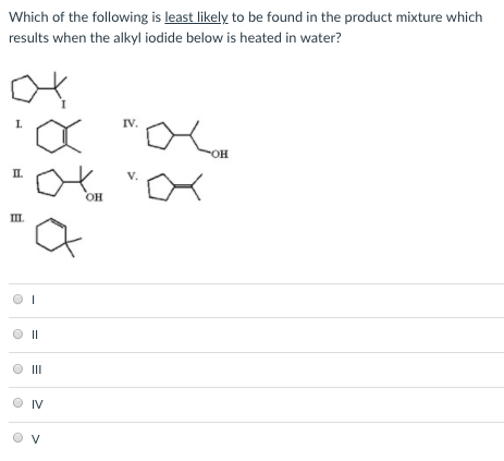 Solved Which of the following is least likely to be found in | Chegg.com