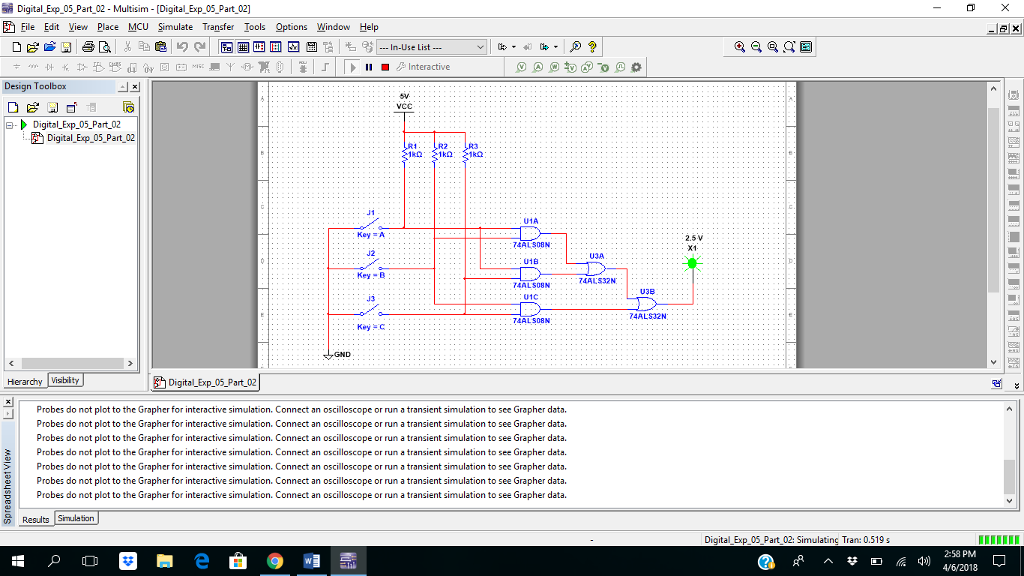 Solved How does simulating the Multisim circuit | Chegg.com