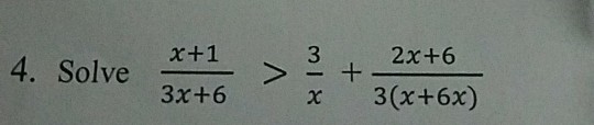 solve for x √4x-3   √2x 3 = 6