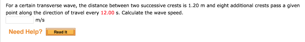 solved-for-a-certain-transverse-wave-the-distance-between-chegg