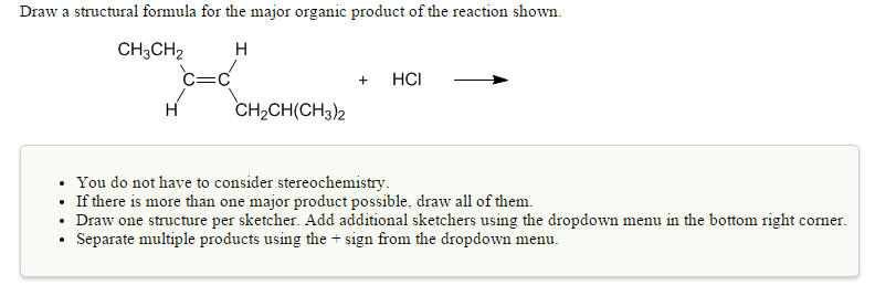 Solved Draw a structural formula for the more stable | Chegg.com