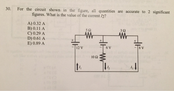 Solved For the circuit shown in the figure, all quantities | Chegg.com