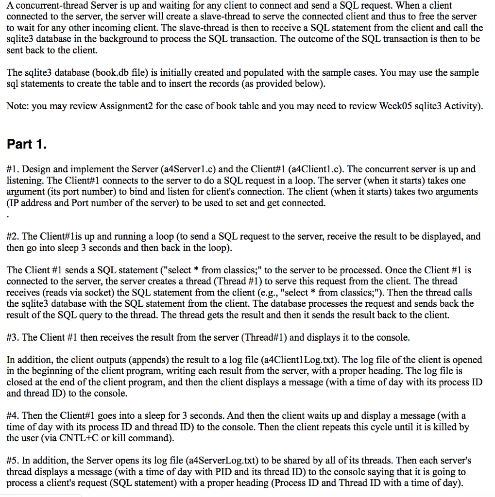 a-concurrent-thread-server-is-up-and-waiting-for-any-chegg