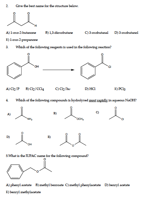 Solved Give the best name for the structure below. | Chegg.com