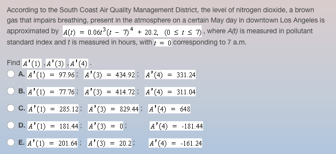 Solved According To The South Coast Air Quality Management Chegg Com   PhpZ5dWPB 