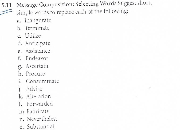 Solved Message Composition Selecting Words Suggest Short Chegg