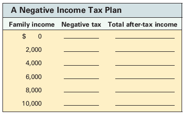 what should flat negative income tax