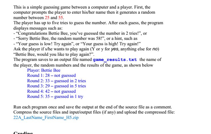 Solved Guessing Game - pseudocode 1. Display game | Chegg.com