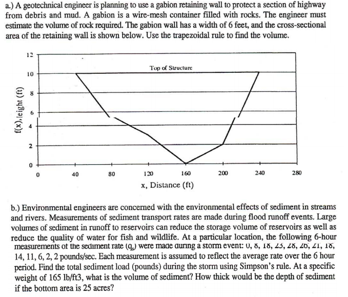 Matlab Geological Engineering Solved a.) A geotechnical engineer is planning to use a | Chegg.com
