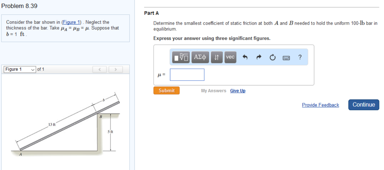 Solved Problem 8.39 Part A Consider the bar shown in | Chegg.com