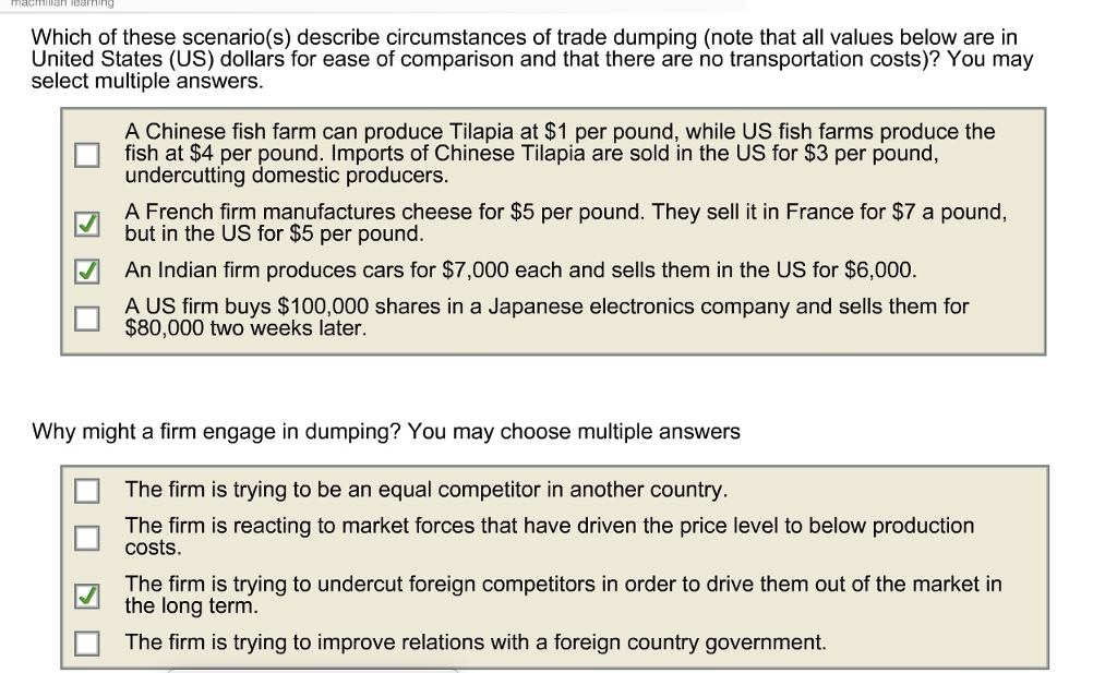 Solved Which of these scenario(s) describe circumstances of