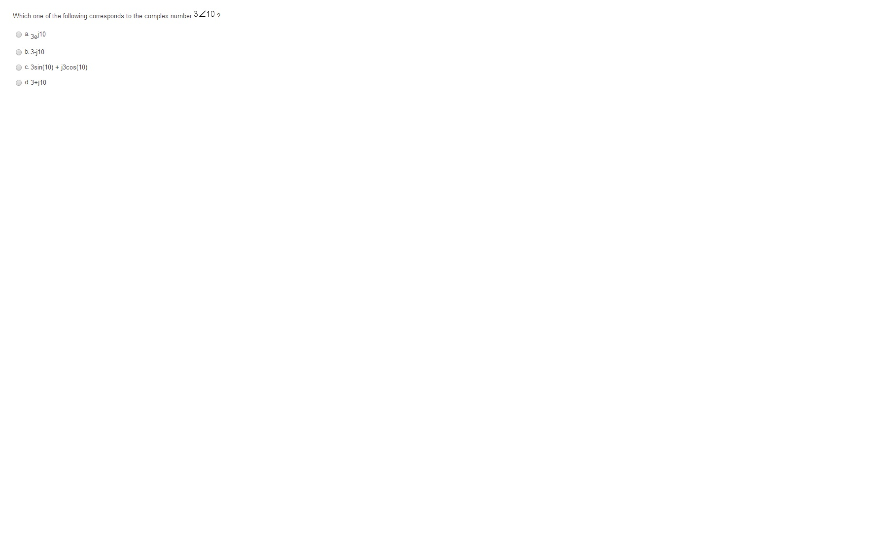 Solved Which one of the following corresponds to the | Chegg.com
