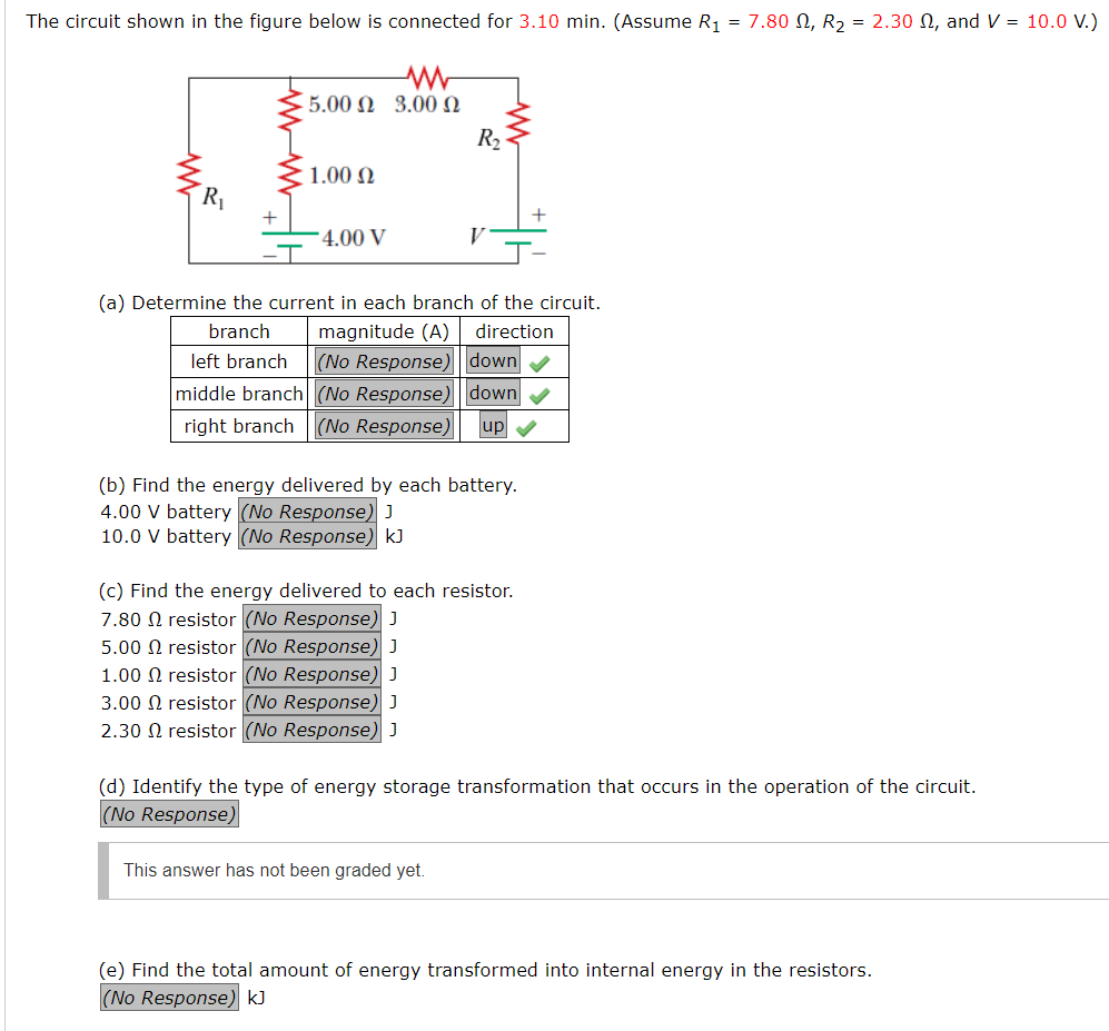 Solved The circuit shown in the figure below is connected