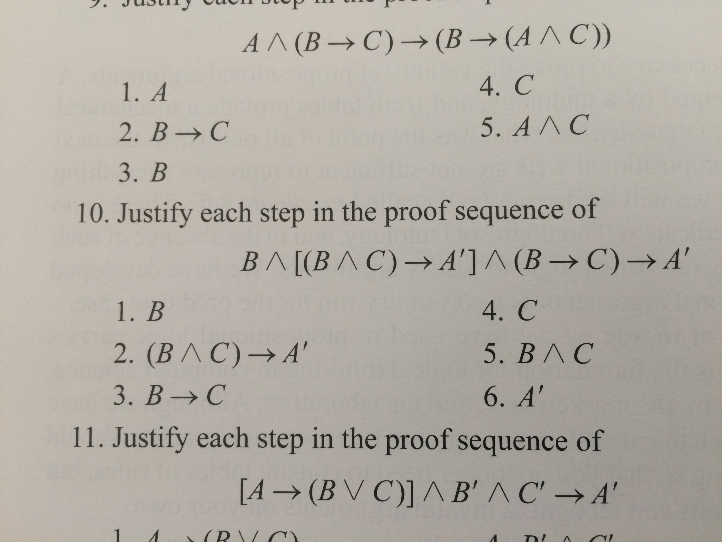 Solved Justify each step in the proof sequence of B^[(B^C)