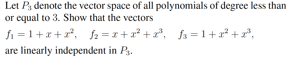 Solved Let P Denote The Vector Space Of All Polynomials Of