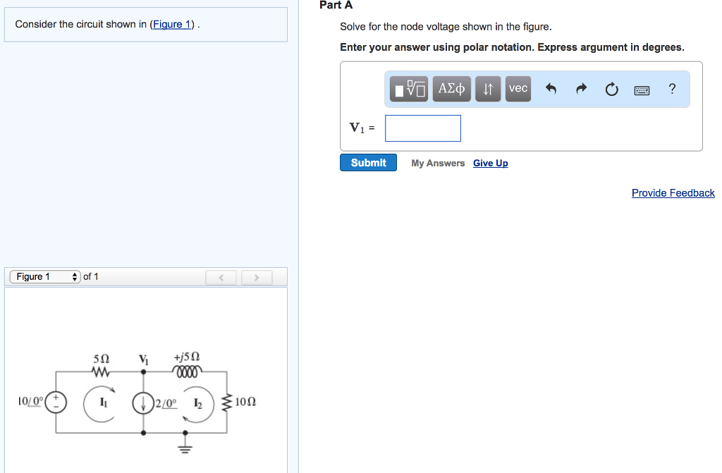 Solved Part A Consider The Circuit Shown In (Figure 1) Solve | Chegg.com