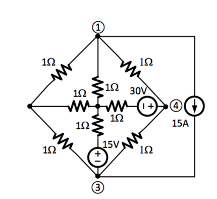 Solved Using node voltage method; a. Find the voltage across | Chegg.com