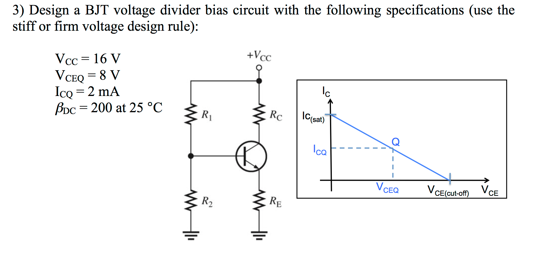 transistor biasing configuration and design