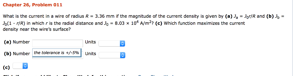Solved Chapter 26, Problem 011 what is the current in a wire | Chegg.com