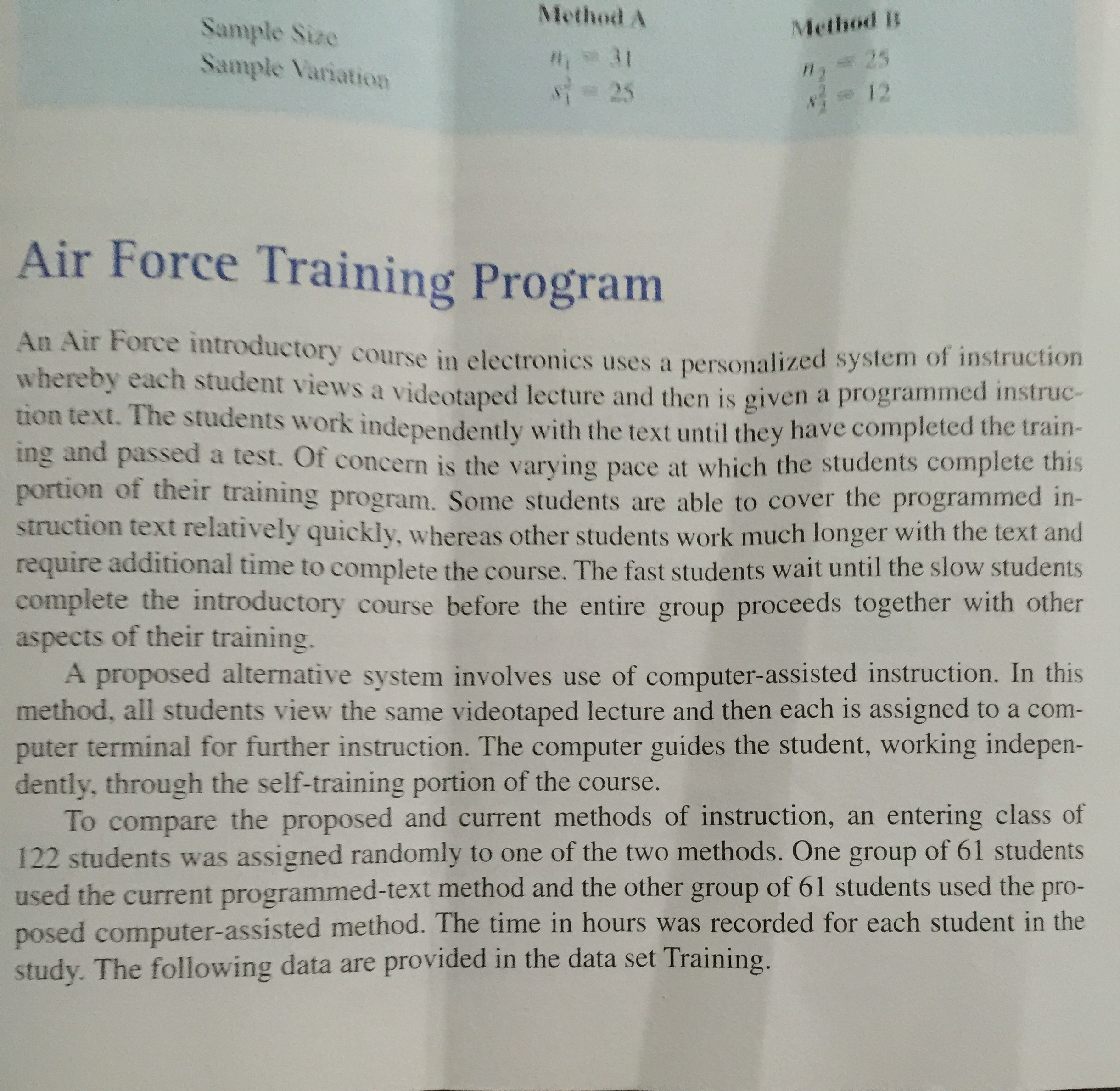 Air Force Training Program An Air Force Introductory Chegg Com