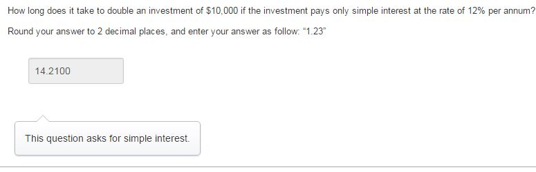 Solved How Long Does It Take To Double An Investment Of Chegg Solved How Long Does It Take To Double An Investment Of Chegg