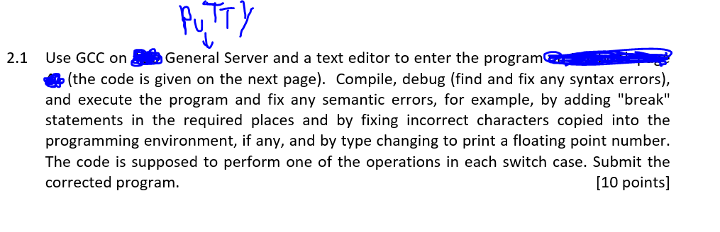 Solved Compile, Debug (find And Fix Any Syntax Errors), And | Chegg.com